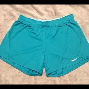 NIKE Teal Sports/Running Shorts